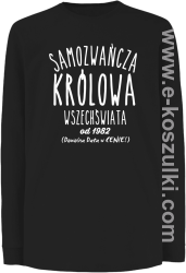 Samozwańcza Królowa Wszechświata - longsleeve dziecięcy czarny