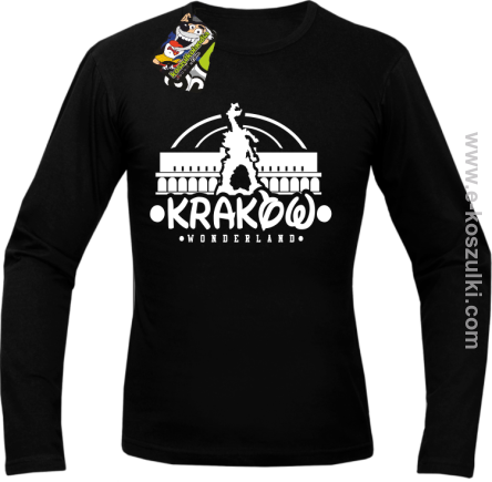 Kraków wonderland - longsleeve męski czarny