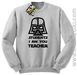 STUDENTS I`m you teacher - bluza standard bez kaptura melanż 