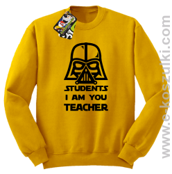 STUDENTS I`m you teacher - bluza standard bez kaptura żółta