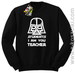 STUDENTS I`m you teacher - bluza standard bez kaptura czarna