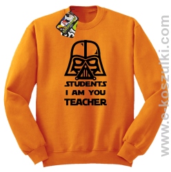 STUDENTS I`m you teacher - bluza standard bez kaptura pomarańczowa