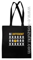 Be Different - torba eko z nadrukiem czarna