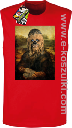 Mona Lisa Chewbacca CZUBAKA - bezrękawnik męski czerwony