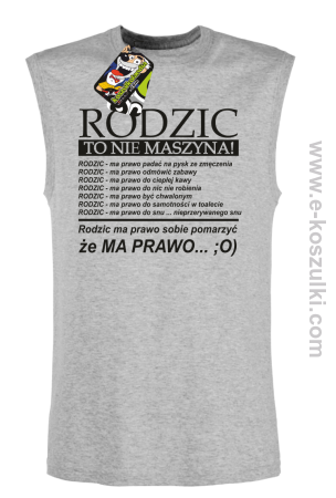 Rodzic to nie maszyna - TOP TANK męski