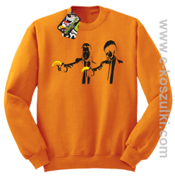 Banana Boys Pulp Fiction - bluza bez kaptura STANDARD pomarańczowa