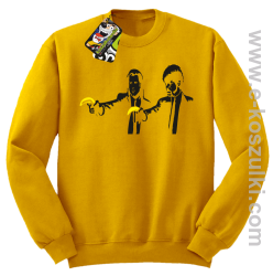 Banana Boys Pulp Fiction - bluza bez kaptura STANDARD żółta