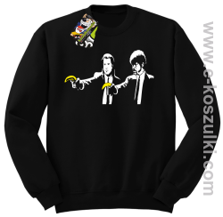 Banana Boys Pulp Fiction - bluza bez kaptura STANDARD czarna