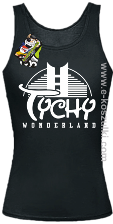 TYCHY Wonderland - top damski  czarny