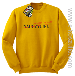 Nauczyciel edukacyjny NINJA - bluza bez kaptura standard żółta