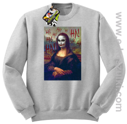 Mona Lisa Hello Jocker - bluza bez kaptura STANDARD melanż 