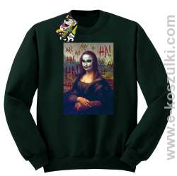 Mona Lisa Hello Jocker - bluza bez kaptura STANDARD butelkowa