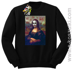 Mona Lisa Hello Jocker - bluza bez kaptura STANDARD czarna