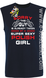 Sorry This Guy is already taken by a super sexy polish girl - bezrękawnik męski granatowy