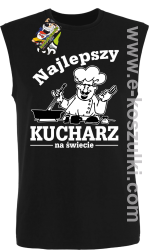 Mamma Mia Najlepszy kucharz na świecie - bezrękawnik męski czarny