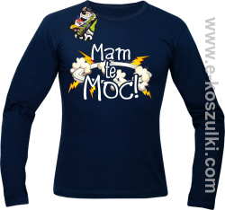 MAM te moc - longsleeve męski granatowy