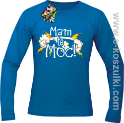 MAM te moc - longsleeve męski niebieski