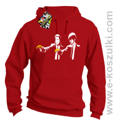 Banana Boys Pulp Fiction - bluza z kapturem czerwona