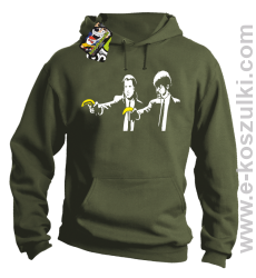 Banana Boys Pulp Fiction - bluza z kapturem khaki