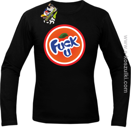 fuck ala fanta - longsleeve męski czarny