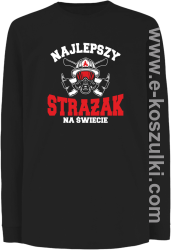 Najlepszy Strażak na świecie Fire Helmet - longsleeve dziecięcy czarny