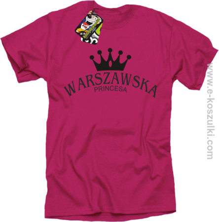 Warszawska princesa - koszulka męska 