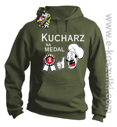 Kucharz na medal - bluza z kapturem khaki