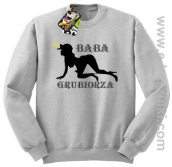 Baba Grubiorza - bluza bez kaptura STANDARD melanż 