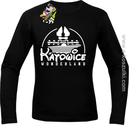 Katowice Wonderland - longsleeve męski czarny