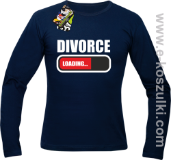 DIVORCE Loading -  Longsleeve męski granatowa