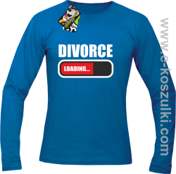 DIVORCE Loading -  Longsleeve męski niebieski 