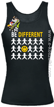 Be Different - top damski czarny