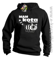 Mam kota the beściaka - bluza z kapturem czarny