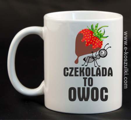 Czekolada to owoc - kubek 