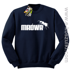 Mrówa Parody - bluza bez kaptura STANDARD granatowa