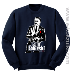 Jan III 3 Sobieski ala God Father - bluza bez kaptura STANDARD granatowa