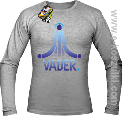 VADER STAR ATARI STYLE - longsleeve męski melanż 