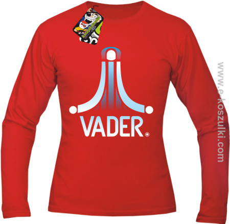 VADER STAR ATARI STYLE - longsleeve męski