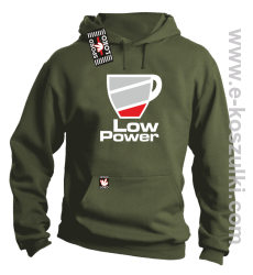 Low Power Cup - bluza z kapturem khaki