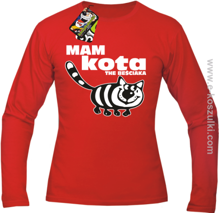 Mam kota the beściaka - longsleeve męski 