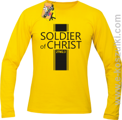 Soldier of Christ -  Żołnierz Chrystusa - Longsleeve męski żółty