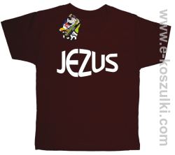 Jezus Christ Symbolic - koszulka dziecięca brązowa 