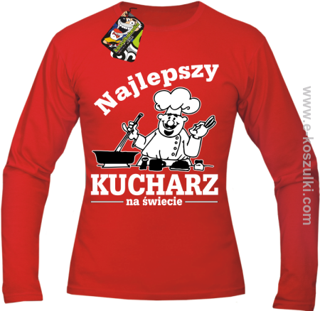 Mamma Mia Najlepszy kucharz na świecie - longsleeve męski 