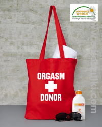 Orgasm Donor - torba EKO czerwona