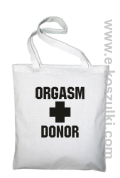 Orgasm Donor - torba EKO biała