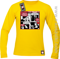 Czeski Film Część 1 Akcja Miłosna - longsleeve męski żółty