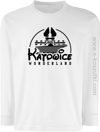 Katowice Wonderland - longsleeve męski biały