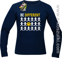 Be Different - longsleeve męski granatowy