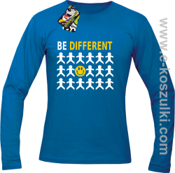 Be Different - longsleeve męski niebieski