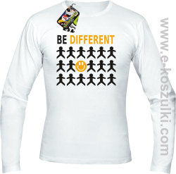 Be Different - longsleeve męski biały